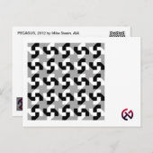 PEGASUS Postkarte (Vorne/Hinten)