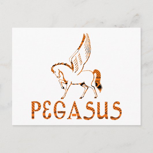 Pegasus Postkarte (Vorderseite)
