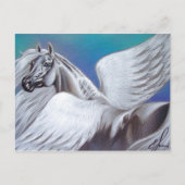 Pegasus Postkarte (Vorderseite)