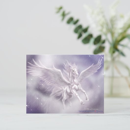 Pegasus Postkarte (Stehend Vorderseite)