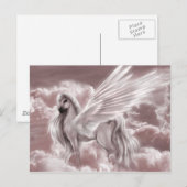 Pegasus Postkarte (Vorne/Hinten)