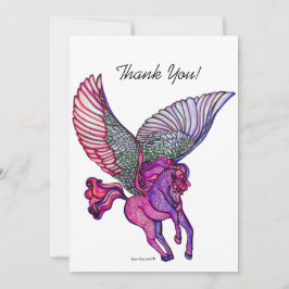 Pegasus Purity Dankeskarte