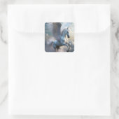 Pegasus Quadratischer Aufkleber (Tasche)