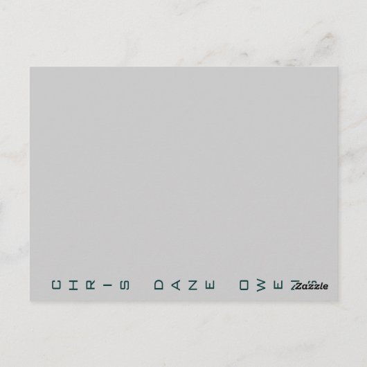 Pegasus Rider - CDO Postkarte (Rückseite)