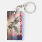 Pegasus Schlüsselanhänger Schlüsselkette (Rückseite)