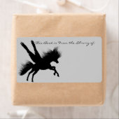 Pegasus Silhouette Buchzeichen (Insitu)