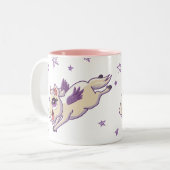 Pegasus-Tasse Zweifarbige Tasse (Vorderseite Links)