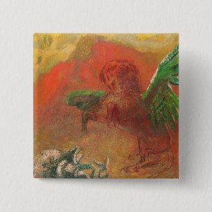 Pegasus triumphierend button