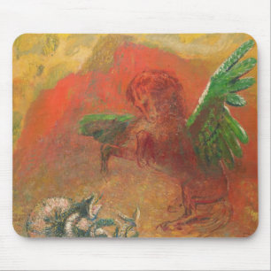 Pegasus triumphierend mousepad