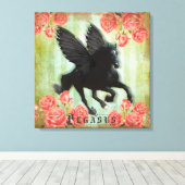 Pegasus - überzogene Canvas Leinwanddruck (Insitu (Holzboden))