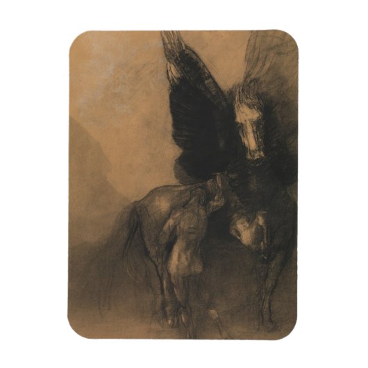 Pegasus und Bellerophon Magnet (Vertikal)