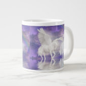 Pegasus und Einhorn Jumbo-Tasse (Vorderseite Rechts)
