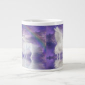 Pegasus und Einhorn Jumbo-Tasse (Vorderseite)