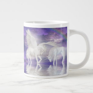 Pegasus und Einhorn Jumbo-Tasse