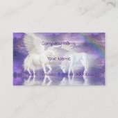 Pegasus und Einhorn Visitenkarte (Vorderseite)