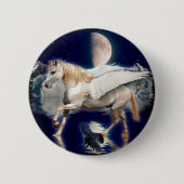 PEGASUS UND SCHWARZE RAVEN BUTTON (Vorderseite)