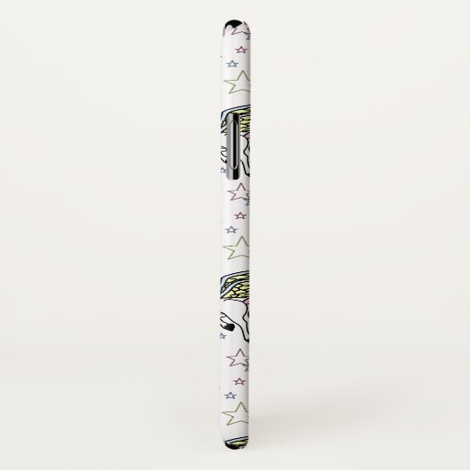 Pegasus und Sterne Case-Mate iPhone Hülle (Hinten/Rechts)