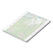 Pegasus und Toadstools Fantasy Notepad Notizblock (Rotiert)