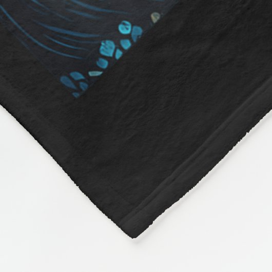 Pegasus Under Starry Night Sky Art Graphic Christm Fleecedecke (Ecke)