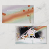 Pegasus Vintage Visitenkarte (Vorne/Hinten)