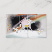 Pegasus Vintage Visitenkarte (Rückseite)