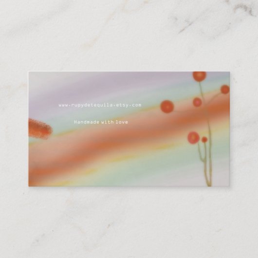 Pegasus Vintage Visitenkarte (Vorderseite)