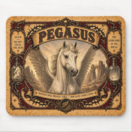 Pegasus, Vintage-Zirkusmonster Mousepad