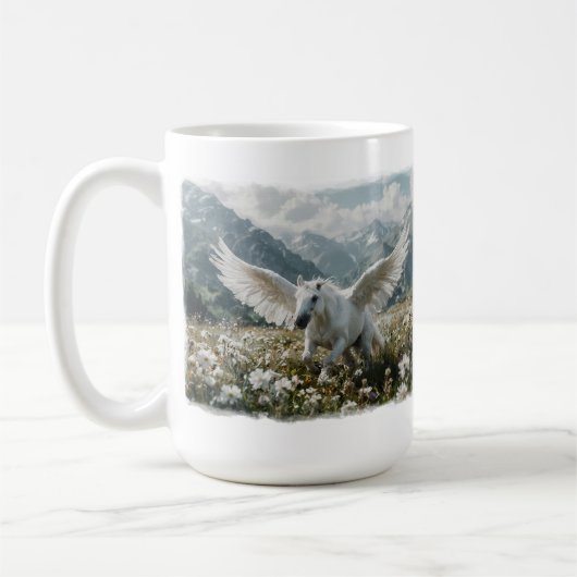 Pegasus Vorbereitung auf den Start Kaffeetasse (Links)