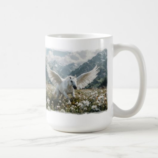 Pegasus Vorbereitung auf den Start Kaffeetasse (Rechts)