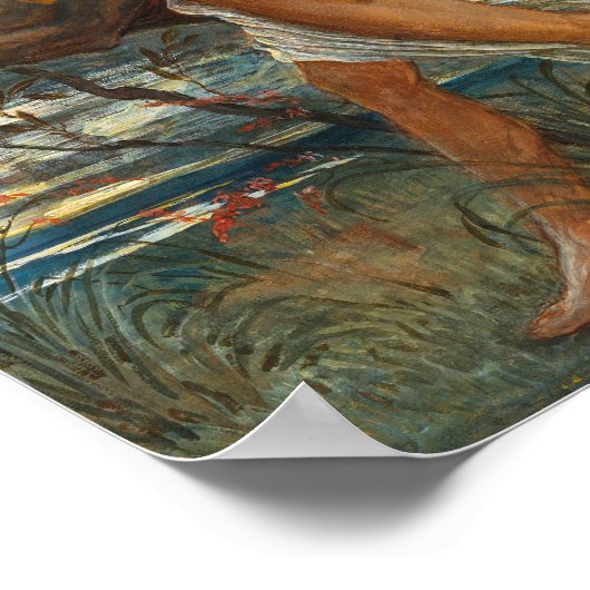 Pegasus | Walter Crane Poster (Ecke)