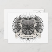 Pegasus Wappen Postkarte (Vorne/Hinten)