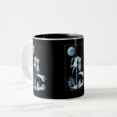 PEGASUS & WHITE RAVEN Collection Zweifarbige Tasse (Vorderseite Links)