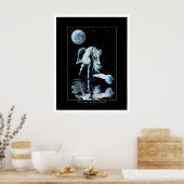 Pegasus & White Raven Fantasy Poster (Küche)