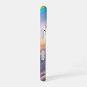 Pegasus wit Rainbow iPhone 16 Hülle (Rechte Seite)