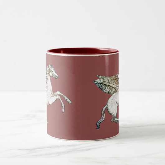 Pegasus Zweifarbige Tasse (Mittel)