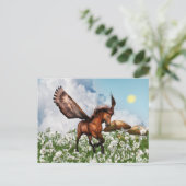 Pegasys auf einer Feldpostkarte Postkarte (Stehend Vorderseite)