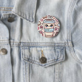 Pegatina de vinilo con forma personalizada button (Beispiel)