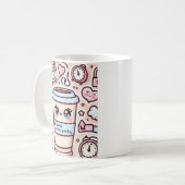 Pegatina de vinilo con forma personalizada kaffeetasse (Vorderseite Links)