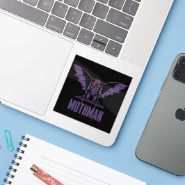 Pegatina de vinilo con forma personalizada mothman aufkleber