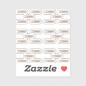 Pegatina de vinilo Denken Sie daran Aufkleber (Blatt)