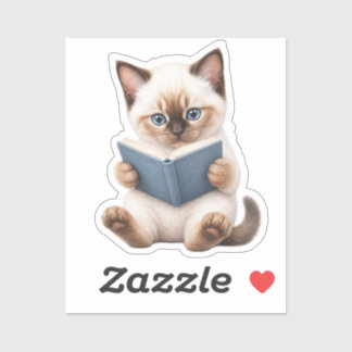 Pegatina Gatito Kawaii Adorable Aufkleber