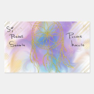 Pegatina puedes hacerlo rechteckiger aufkleber