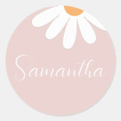 Pegatina Redonda Clásica Runder Aufkleber (Vorderseite)