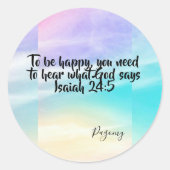 Pegatina - sticker (Vorderseite)