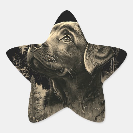 Pegatinas con forma de estrella Stern-Aufkleber (Vorderseite)