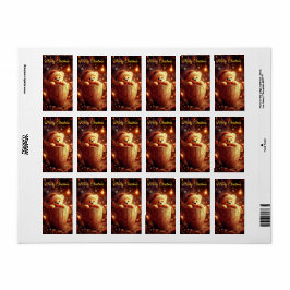 pegatinas de Navidad Adressaufkleber