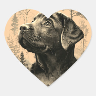 Pegatinas en forma de corazón Herz-Aufkleber