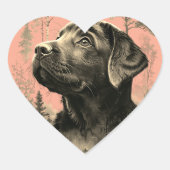 Pegatinas en forma de corazón Herz-Aufkleber (Vorderseite)