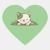 Pegatinas en forma de corazón Herz-Aufkleber (Vorderseite)