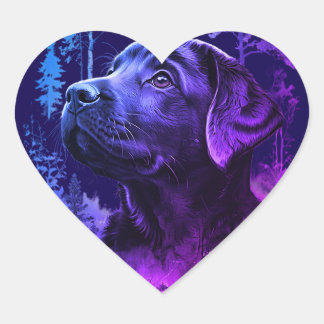 Pegatinas en forma de corazón Herz-Aufkleber